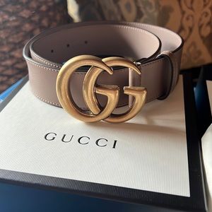 Rose Gucci Belt